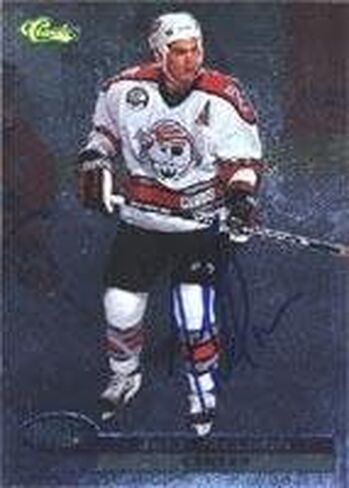 Jeff Nelson Portland Pirates - Washington Capitals 1995 Classic Images Autographed Card - Rookie Card. This item comes with a certificate of authenticity from Autograph-Sports. Autographed - Baseball in Saudi Arabia