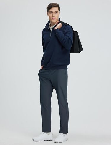 سراويل الجولف الرجالية من THE GYM PEOPLE سراويل كاجوال مريحة قابلة للتمدد مقاس 30 بوصة/32 بوصة مع جيوب in Saudi Arabia