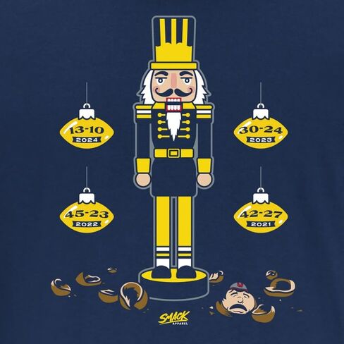 Smack Apparel Nutcracker (Anti-Ohio) T-Shirt for Michigan College Fans (SM-5XL) in Saudi Arabia