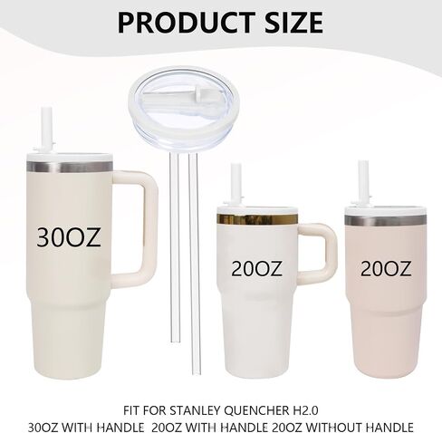 غطاء بهلوان بديل مانع للتسرب مع قش - مناسب لستانلي 40oz 64oz Adventure Quencher وQuencher 2.0 Tumbler (الصخر الزيتي، 40oz) in Saudi Arabia