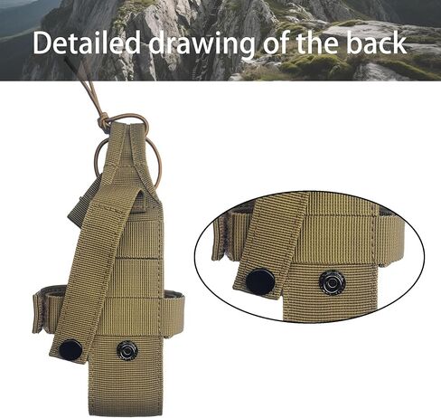 حامل زجاجات MOLLE خفيف الوزن، حامل زجاجة مياه بحزام عسكري تكتيكي in Kuwait