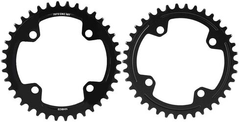 Yosoo Bike Chain Ring, 104 BCD MTB Mountain Bike Bicycle Narrow Wide Chainring Round Shape Single Chain Ring 32T 34T 36T 38T in Saudi Arabia