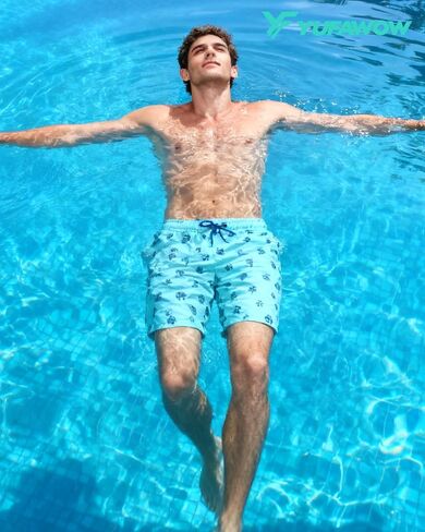 7 Inch Men Swim Trunks with Compression Breathable Liner Quick Dry Zipper Pockets for Pool Board Beach Cruise in Kuwait