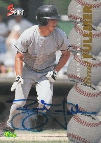 Brad Fullmer autographed Baseball Card (Montreal Expos) 1995 Classic 5 Sport Rookie - Baseball Slabbed Autographed Rookie Cards in Saudi Arabia