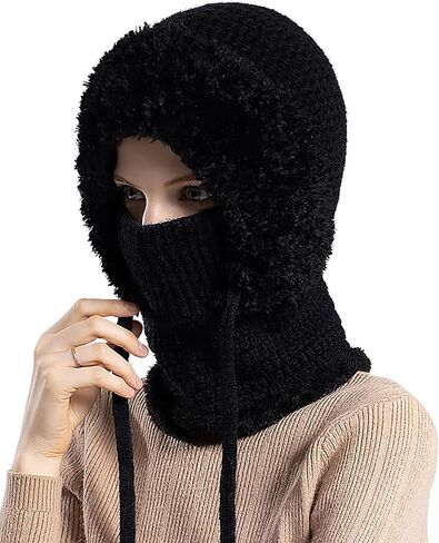 WELROG Women Windproof Balaclava Ski Mask Thermal Face Cover for Skiing,Snowboarding，Motorcycle in Cold Weather in Saudi Arabia