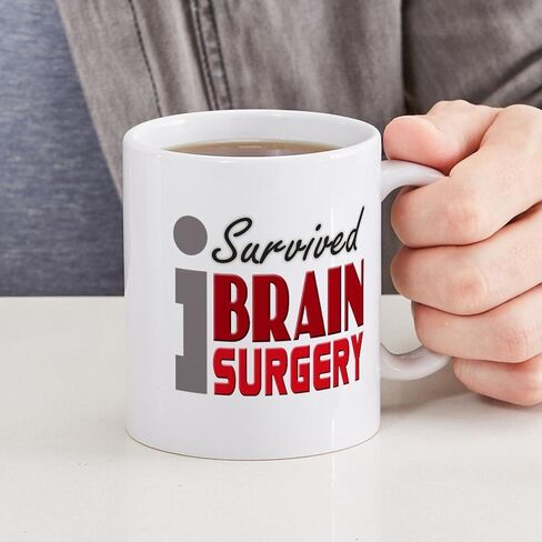 CafePress I Had Brain Surgery Whats Your Excuse Mugs 11 oz (325 ml) Ceramic Coffee Mug in Saudi Arabia