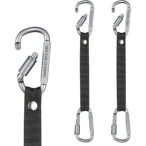 Bag Hook for Fence, Aluminum Alloy Carabiner Strap for Hanging Baseball Softball Tennis Pickleball Basketball Bag and Water Bottle (Blue 2) in Saudi Arabia