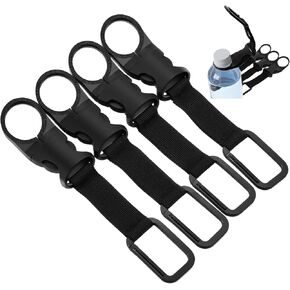 4 Pcs Water Bottle Clip Portable Mineral Water Bottles Ring Holder Keychain for Backpack Nylon Webbing Strap for Outdoor Traveling Camping Hiking in Saudi Arabia
