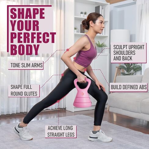 EAST MOUNT Adjustable Kettlebell, 5lb 9lb 15lb Kettlebell Weights Set, Ergonomic Design & Wide-Handle for Home Gym, Full-Body Workouts Strength Training and Weight Loss, Good for Men Women & Beginners in Saudi Arabia
