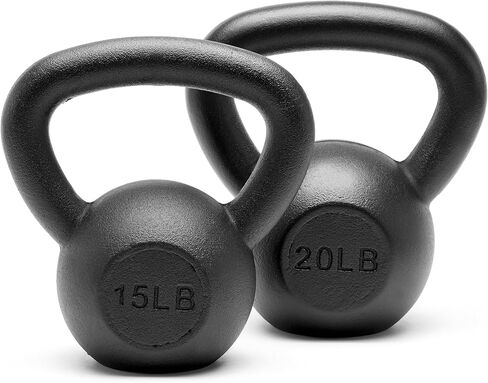 Powder Coated Solid Cast Iron Kettlebell Weights Set 5, 10 15, 20, 25, 30, 35, 40, 45 lbs All Combination in Saudi Arabia
