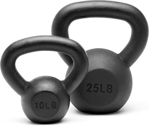 مجموعة أوزان Kettlebell من الحديد الزهر المطلي بالمسحوق 5، 10، 15، 20، 25، 30، 35، 40، 45 رطلاً، جميع المجموعات in Kuwait