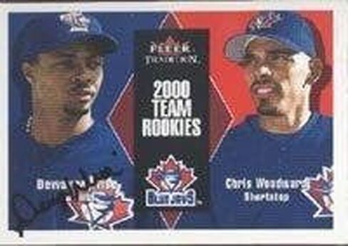 بطاقة موقعة من DeWayne Wise Toronto Jays 2000 Fleer Tradition Team Rookies - بطاقة دوري ثانوية. يأتي هذا المنتج مع شهادة الأصالة من Autograph-Sports. موقعة - البيسبول in Saudi Arabia