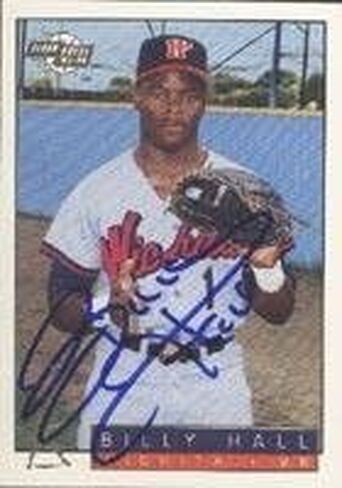 Billy Hall Wichita Wranglers - Padres Affiliate 1993 Fleer Excel Autographed Card - Minor League Card. This item comes with a certificate of authenticity from Autograph-Sports. Autographed - Baseball in Saudi Arabia