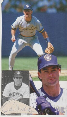 بطاقة صورة موقعة من Paul Molitor-Brewers-JSA (الوضع 2) - بطاقات بيسبول موقعة in Saudi Arabia