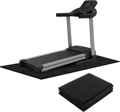 Walking Pad Mat, Foldable Treadmill Mat for Hardwood Floors & Exercise Equipment- 68x24 Inch Non-Slip Gym Floor Protection, Shock Absorption for Carpet & Home Workout in Saudi Arabia