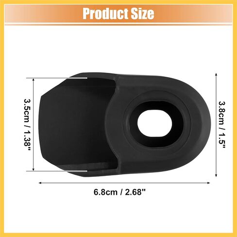 2pcs Soft Plastic Bicycle Cycling Crank Boot Protectors Mountain Bike Gel Sleeve Crank Arm Cover Protection Black Auto Replacement Parts in Saudi Arabia