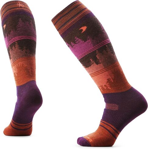 جوارب Smartwool النسائية ذات الوسادة الكاملة Twilight Vista فوق الساق in Kuwait