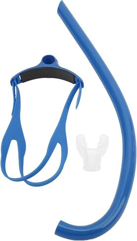 VBESTLIFE Swimming Front Mounted Snorkel with Silicone Mouthpiece Swim Training Breath Gear,Swim Snorkel for Lap Swimming,Adult Swimmers Snorkeling Gear in Saudi Arabia