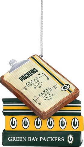 FOCO NFL Chicago Bears Team Playbook Clipboard and Books Ornament – Officially Licensed Holiday Decoration in Saudi Arabia