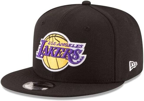 New Era Los Angeles Lakers Core NBA 9Fifty Adjustable Unisex Cap, Black, Talla Única in Saudi Arabia