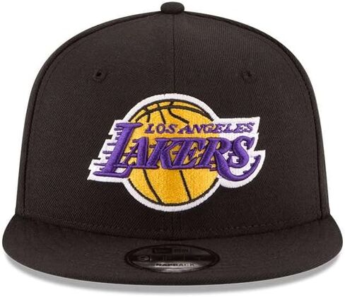 New Era Los Angeles Lakers Core NBA 9Fifty Adjustable Unisex Cap, Black, Talla Única in Saudi Arabia