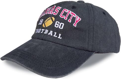 Football Fans City Embroidered Hat for Men Women Adjustable Baseball Unisex Cotton Cap in Saudi Arabia