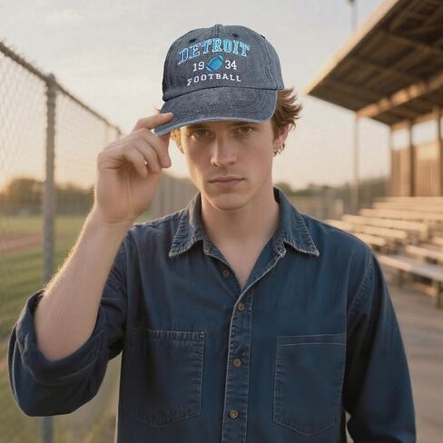 Football Fans City Embroidered Hat for Men Women Adjustable Baseball Unisex Cotton Cap in Saudi Arabia