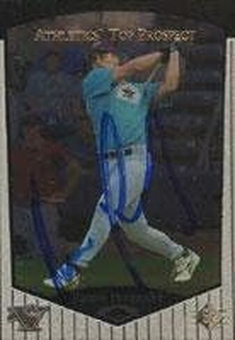 رامون هيرنانديز فيساليا أوكس - شركة ألعاب القوى التابعة لعام 1997 بطاقة موقعة من Upper Deck SP Top Prospects. يأتي هذا المنتج مع شهادة الأصالة من Autograph-Sports. موقعة - البيسبول in Saudi Arabia
