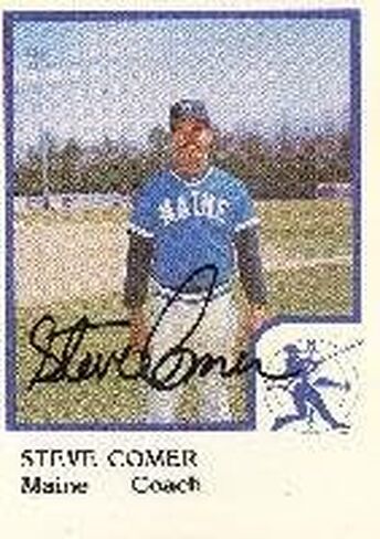 Steve Comer Maine Guides - Indians Affiliate 1986 Pro Cards Autographed Card - Minor League Card. This item comes with a certificate of authenticity from Autograph-Sports. Autographed - Baseball in Saudi Arabia