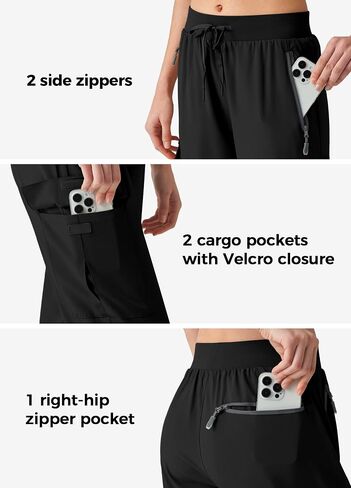 Women's Cargo Joggers Lightweight Quick Dry Hiking Pants in Saudi Arabia