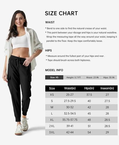 Women's Cargo Joggers Lightweight Quick Dry Hiking Pants in Saudi Arabia