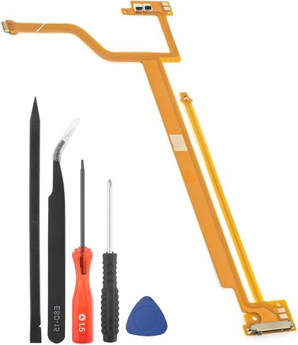 for Nintendo 3DS XL Volume Button Ribbon Flex Cable for Nintendo 3DS XL/3DS LL Volume Key Flex Cable Replacement Accessories Parts with Repair Tools in Saudi Arabia