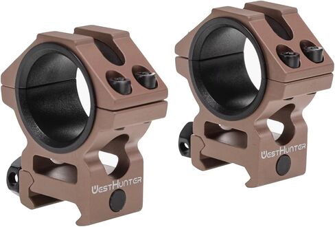 WestHunter Optics 20 mm Picatinny Scope Rings, 1 in/30 mm Tube Tactical Precision Scope Mount | 29 mm / 36 mm Center Height in Saudi Arabia