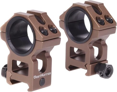 WestHunter Optics 20 mm Picatinny Scope Rings, 1 in/30 mm Tube Tactical Precision Scope Mount | 29 mm / 36 mm Center Height in Saudi Arabia