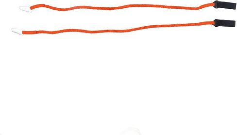Kayak Paddle Leash, Stretchable Safety Canoe Leash with Belt Buckle and Hook, Orange, for Kayak Paddles, Fishing Rods, Surfing and Rafting in Saudi Arabia