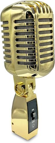 Retro Microphone VS Series for Stage Performace, Karaoke, and More (Red) in Saudi Arabia