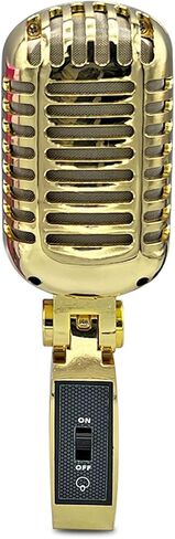 Retro Microphone VS Series for Stage Performace, Karaoke, and More (Red) in Saudi Arabia