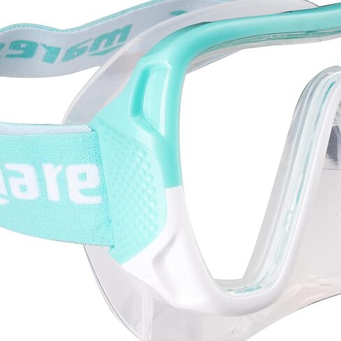 Mares Adult Keewee Mask - Silicone Dive Mask with Soft & Elastic Strap for Scuba Diving, Freediving, Snorkeling, Spearfishing in Saudi Arabia