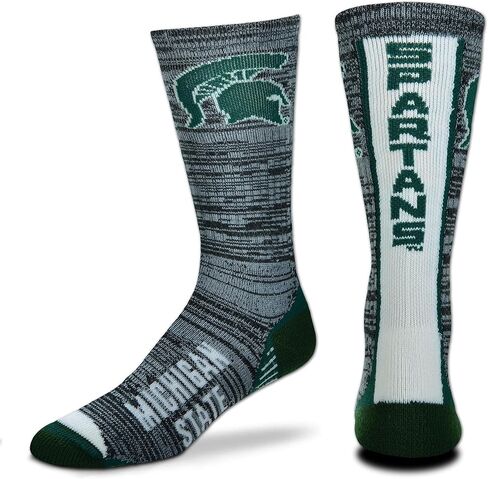 For Bare Feet NCAA Mens Team Vortex RMC Crew Socks-Medium & Large Sizes in Saudi Arabia