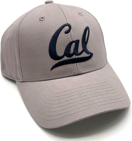 قبعة Cal Berkeley MVP مرخصة رسميًا باللون الرمادي/البحري، مطرزة بشكل كلاسيكي، بشعار فريق الجامعة، قابلة للتعديل، قبعة رياضية زرقاء منظمة in Saudi Arabia