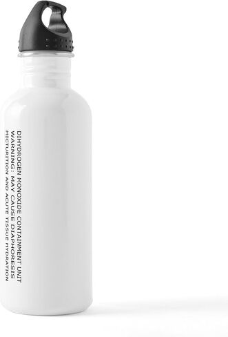 CafePress Dihydrogen Monoxide Containment Water Bottle 1.0L (34 oz) Stainless Steel Water Bottle in Saudi Arabia