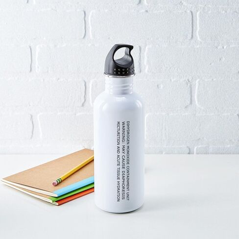 CafePress Dihydrogen Monoxide Containment Water Bottle 1.0L (34 oz) Stainless Steel Water Bottle in Saudi Arabia
