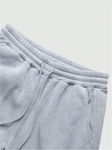 RoseSeek Men's Baggy Sweatpants Elastic Waist Wide Leg Pants Sports Athletic Track Pants Trousers 2 Pack in Saudi Arabia