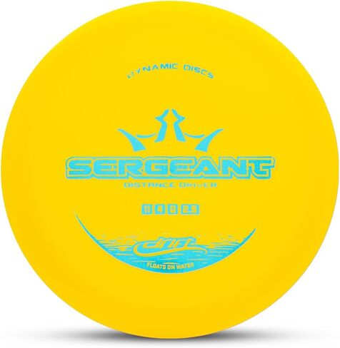 Dynamic Discs Drift Sergeant Disc Golf Distance Driver | Overstable Disc Golf Driver for Beginners | Lightweight & Floats on Water | Grippy Base Plastic | 120-130g (Colors May Vary) in Saudi Arabia