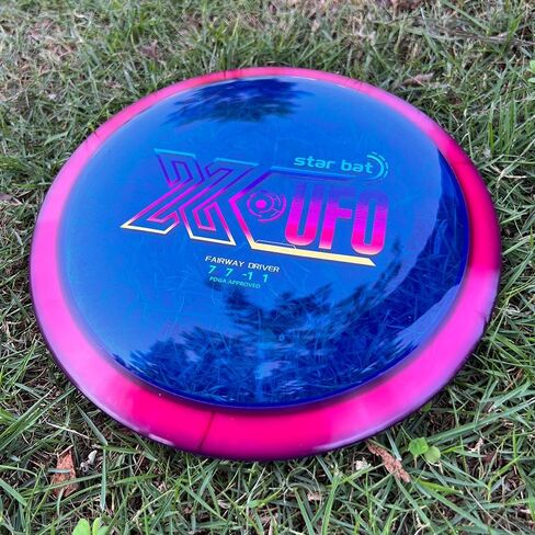 مجموعة X-UFO Disc Golf Starter - مجموعة أقراص جولف احترافية مكونة من 3 قطع للمبتدئين، خفيفة الوزن وقابلة للحمل، سائق مضرب متوسط ​​المدى 170 جم - 173 جم in Kuwait