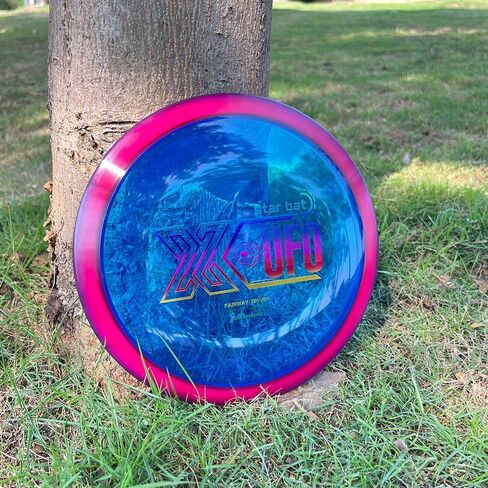 مجموعة X-UFO Disc Golf Starter - مجموعة أقراص جولف احترافية مكونة من 3 قطع للمبتدئين، خفيفة الوزن وقابلة للحمل، سائق مضرب متوسط ​​المدى 170 جم - 173 جم in Kuwait