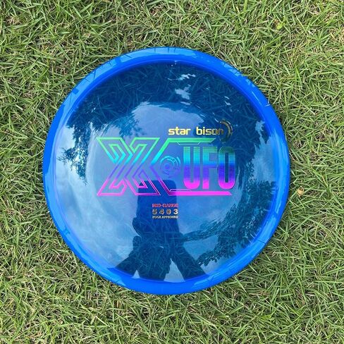 مجموعة X-UFO Disc Golf Starter - مجموعة أقراص جولف احترافية مكونة من 3 قطع للمبتدئين، خفيفة الوزن وقابلة للحمل، سائق مضرب متوسط ​​المدى 170 جم - 173 جم in Kuwait