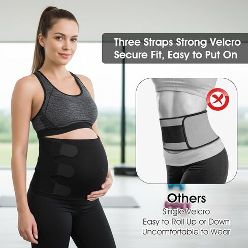 مدرب الخصر للخصر للنساء والرجال، حزام الخصر للبطن، حزام للعرق، حزام للبطن، حزام للتمرين، حزام للبطن - أسود in Kuwait