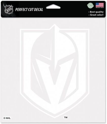 ملصق Wincraft NHL Vegas Golden Knights 4x4 ملصق أبيض مثالي، ألوان الفريق، مقاس واحد in Saudi Arabia