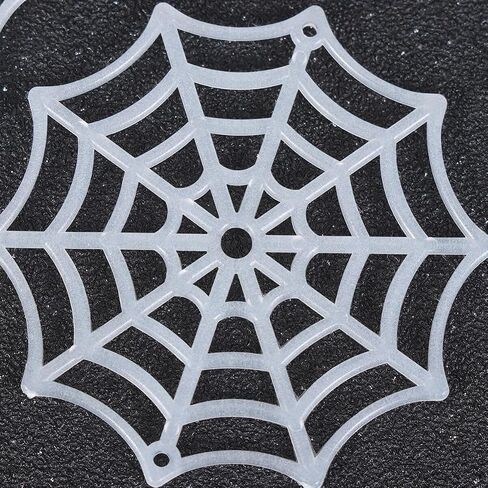 Festive Supplies 50Pcs Spider Webs Plastic Cobweb Holiday Accessories for Halloween Decoration () Halloween Cobweb Decorations in Saudi Arabia